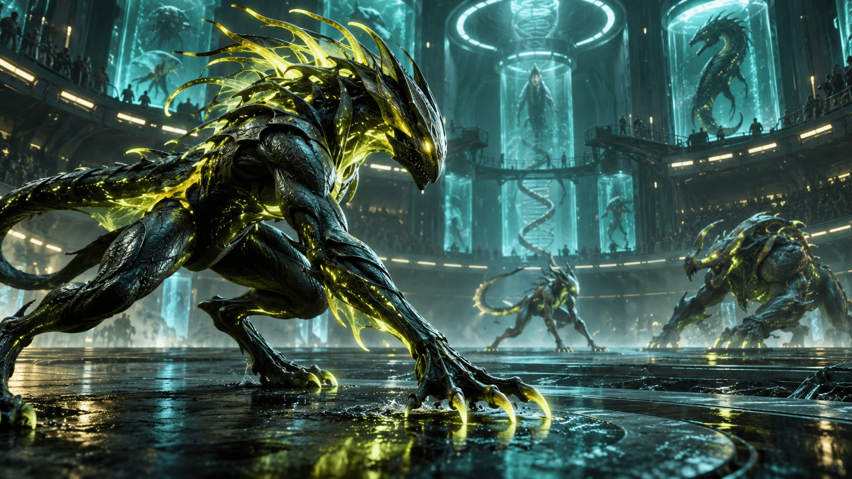Concept art for Evo Arena